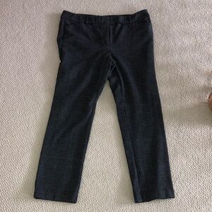 Ann Taylor grey and black Checkered Pants